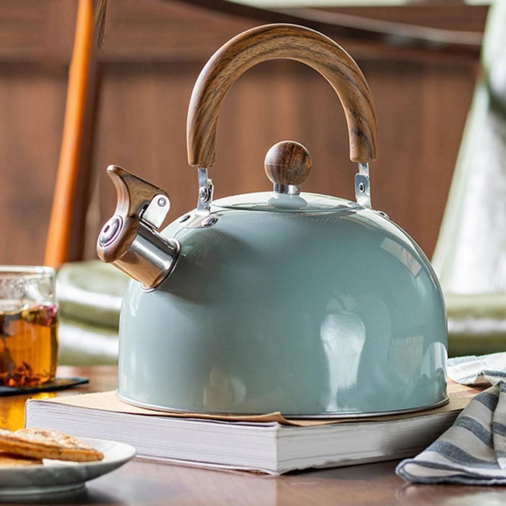 Stainless Steel Kettle - LuxeCraft 3L with Soft Grip Handle