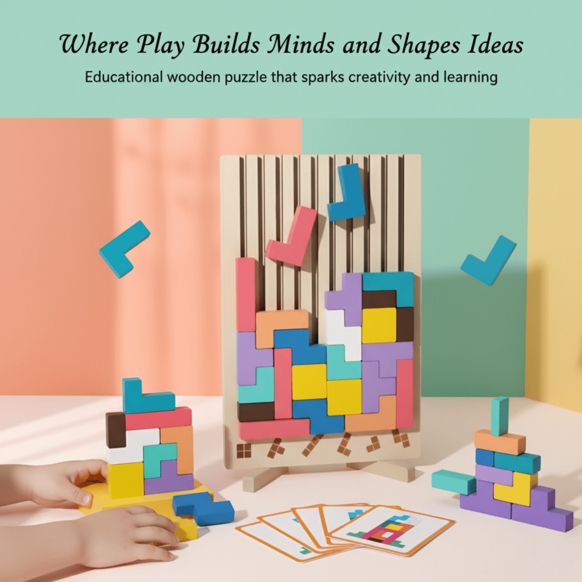 3D Wooden Puzzle - MindCraft Creations
