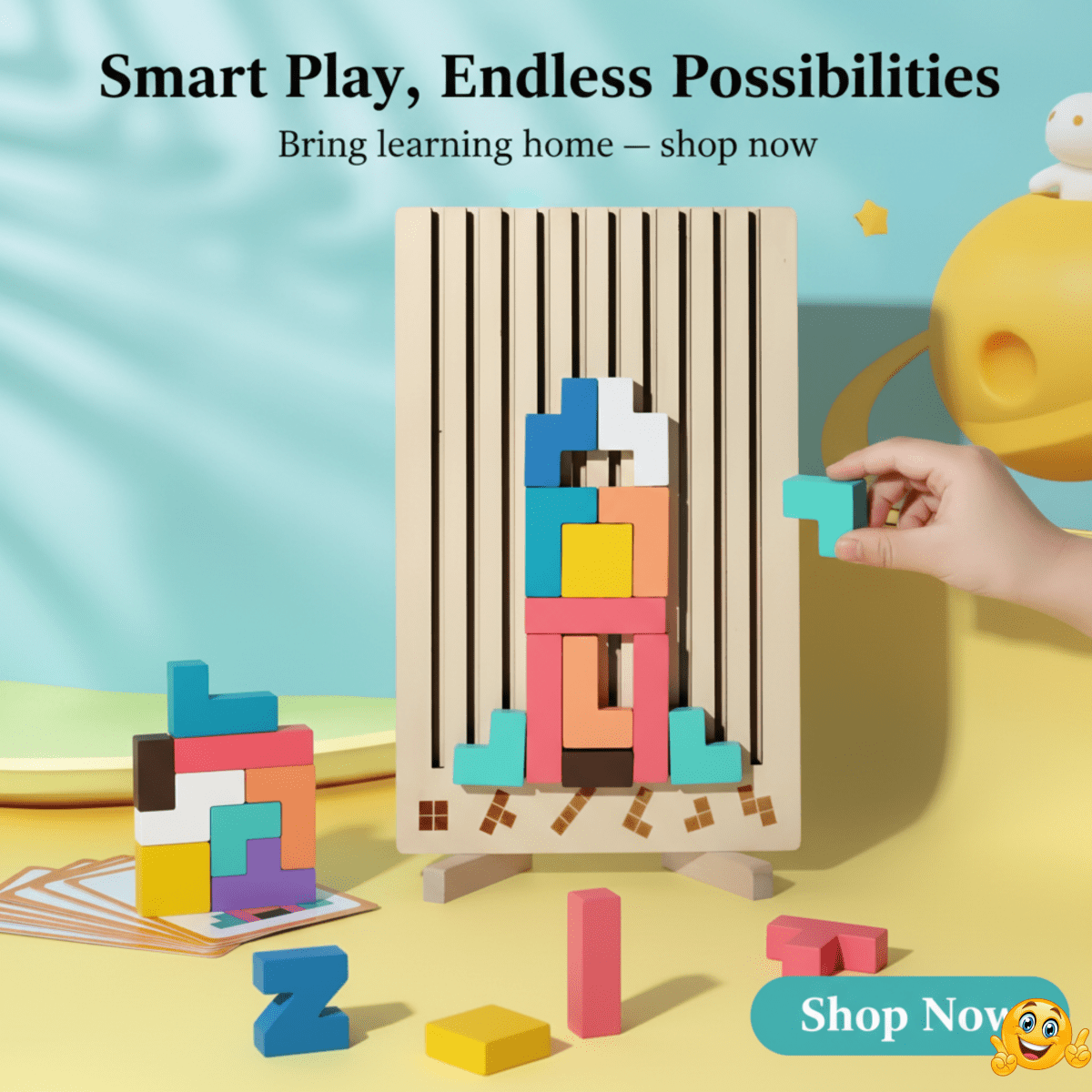 3D Wooden Puzzle - MindCraft Creations
