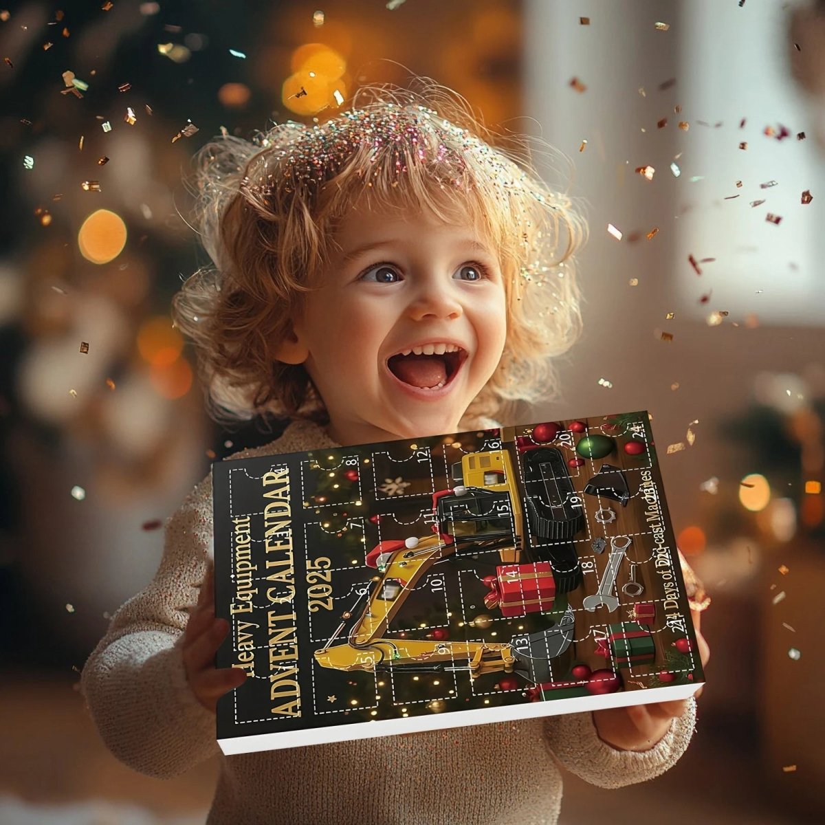 Construction Joy - 24-Day Advent Calendar with Mini Vehicles