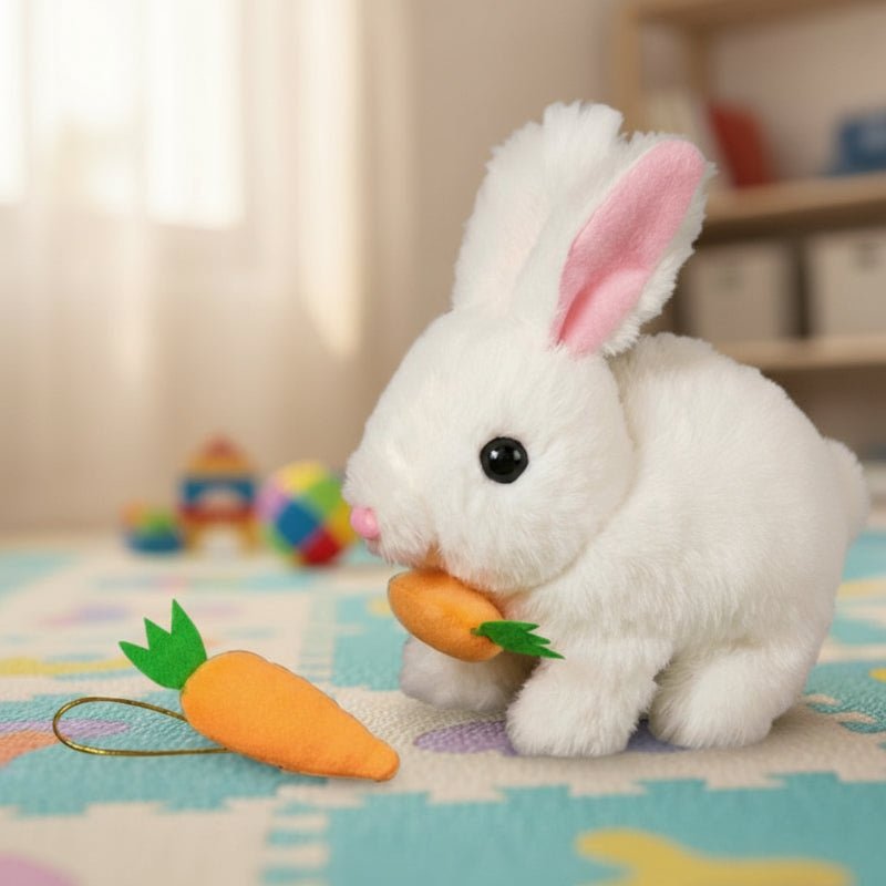 Bouncing Bunny Plush Toy - JoyfulHopper