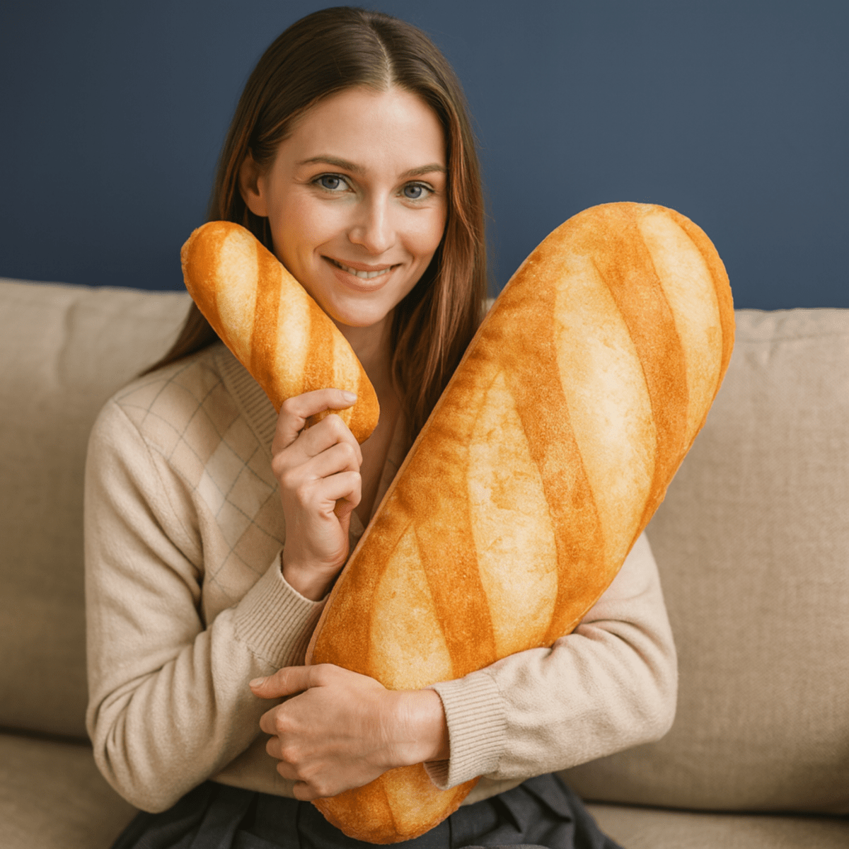 Baguette Pillow - LuxeNest Plush Comfort for Stylish Living