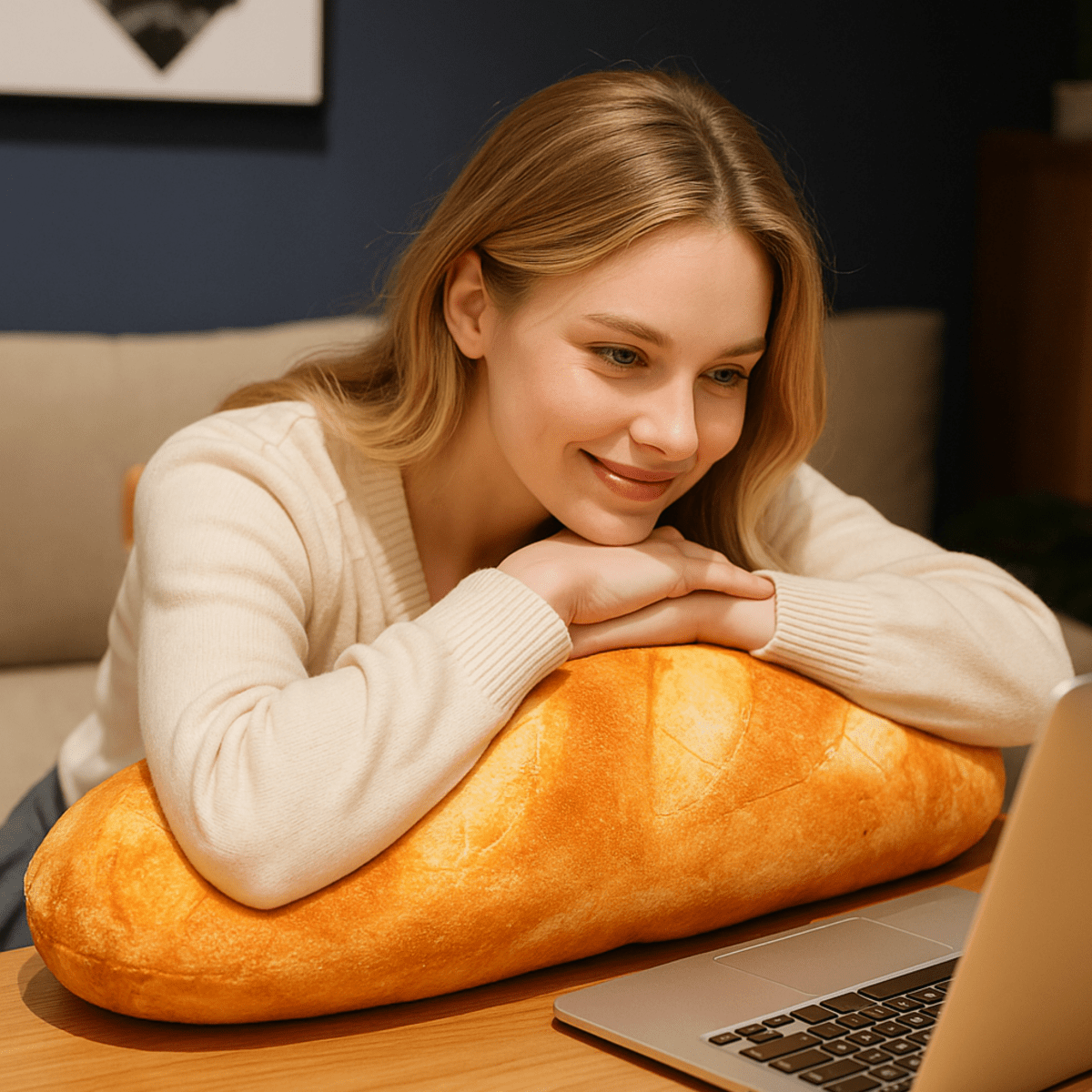 Baguette Pillow - LuxeNest Plush Comfort for Stylish Living