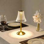 Dimmable Crystal Wireless Table Lamp - LuxeGlow