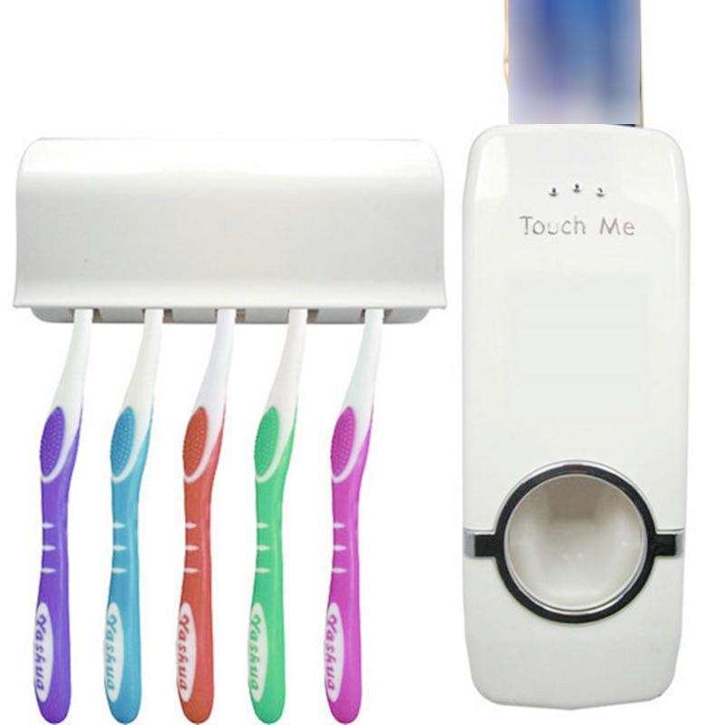 Automatic Toothpaste Dispenser Set - LuxeBath Essentials