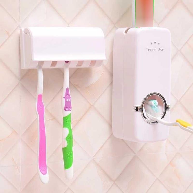 Automatic Toothpaste Dispenser Set - LuxeBath Essentials