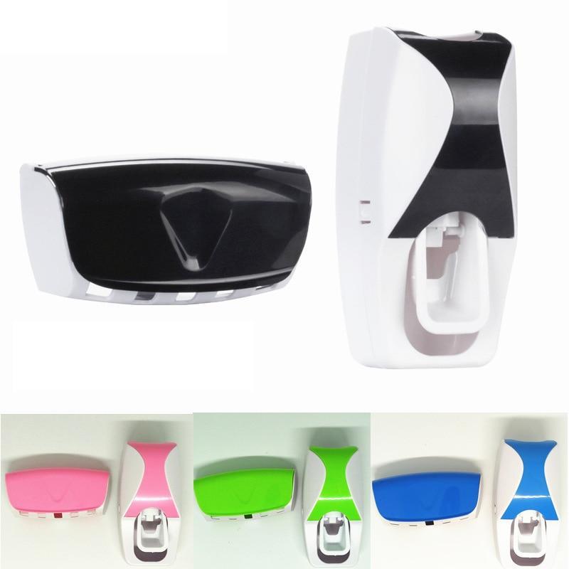 Automatic Toothpaste Dispenser with Toothbrush Holder Set - LuxeBath