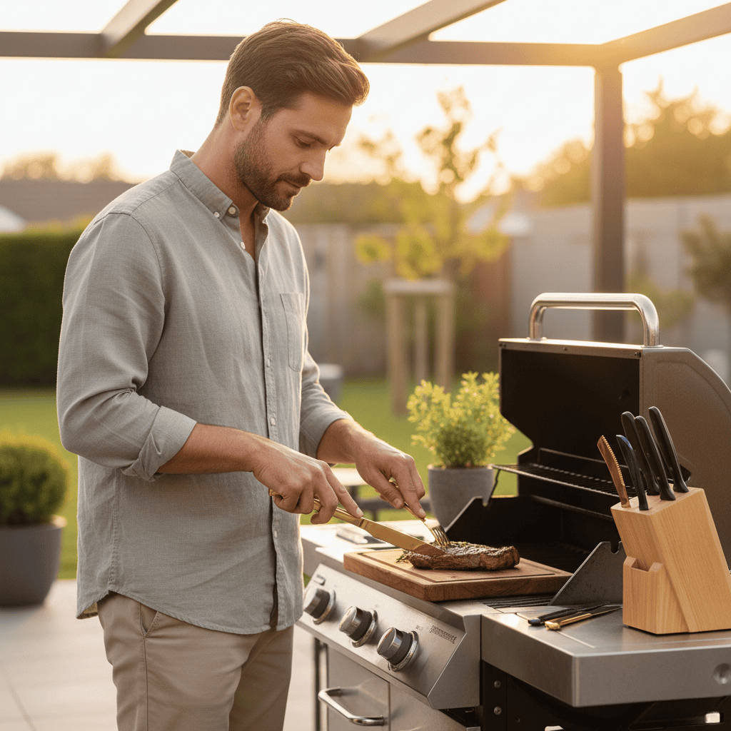 Chef's Knife - Vionex Premium Steel for Effortless Cutting
