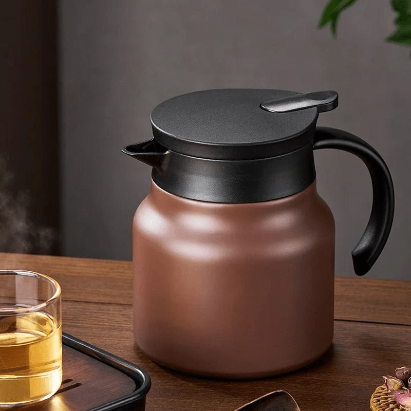 Tea Infuser Pot - LuxeBlend Insulated Teapot with Ceramic Strainer