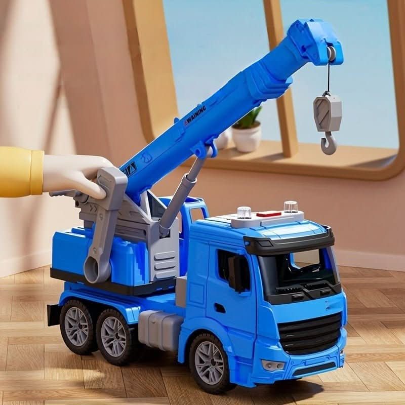 Crane Truck Toy with Light and Sound - PlayCraft Toys