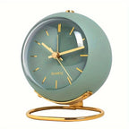 Silent Movement Retro Alarm Clock - Lumina Timepieces