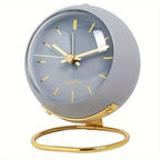 Silent Movement Retro Alarm Clock - Lumina Timepieces