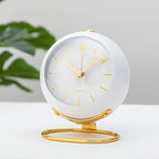 Silent Movement Retro Alarm Clock - Lumina Timepieces