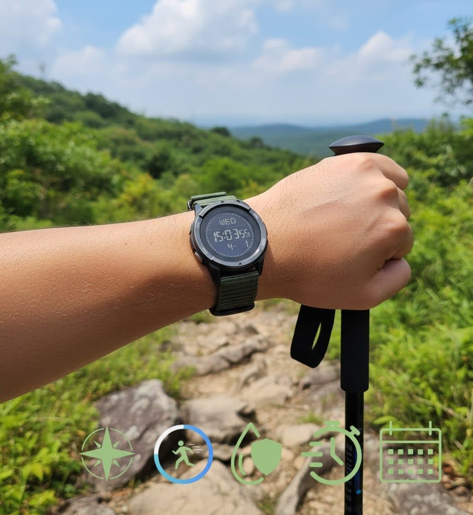 Ultralight Outdoor Watch - TerraVibe Adventure Gear
