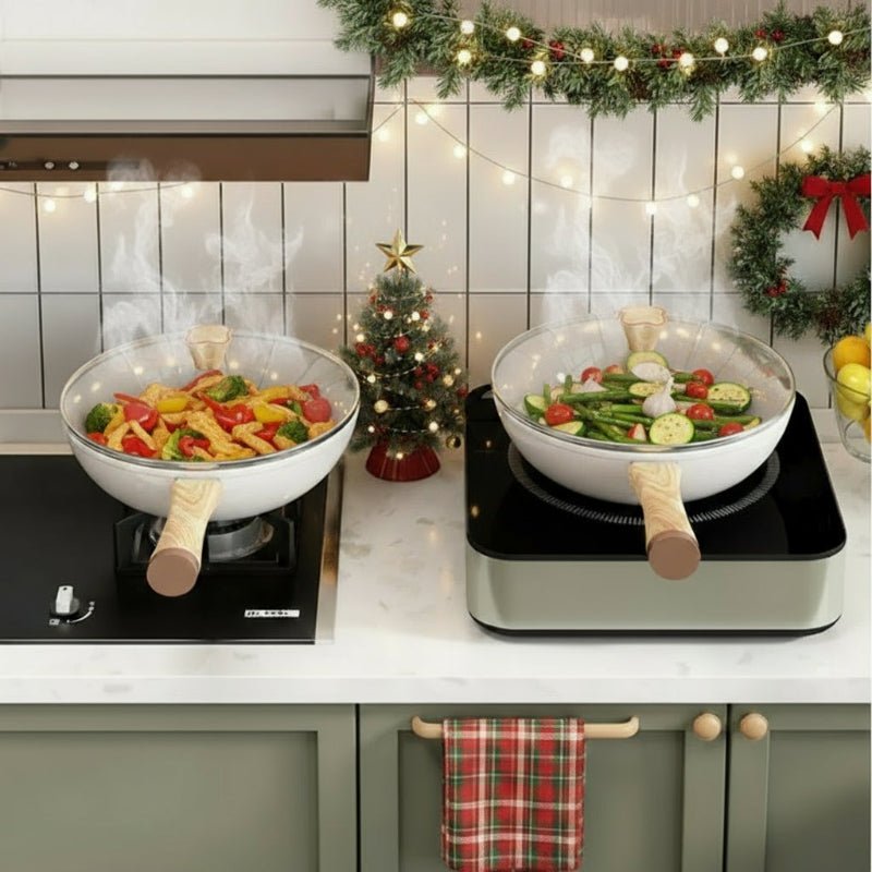 Ceramic Non-Stick Pan - Culinara 30 cm Deep Design for All Stoves