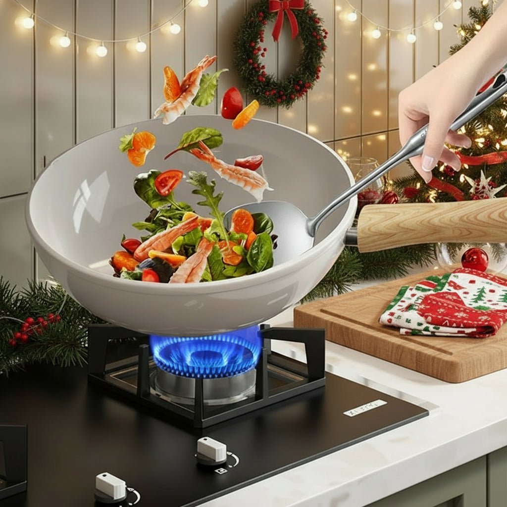 Ceramic Non-Stick Pan - Culinara 30 cm Deep Design for All Stoves