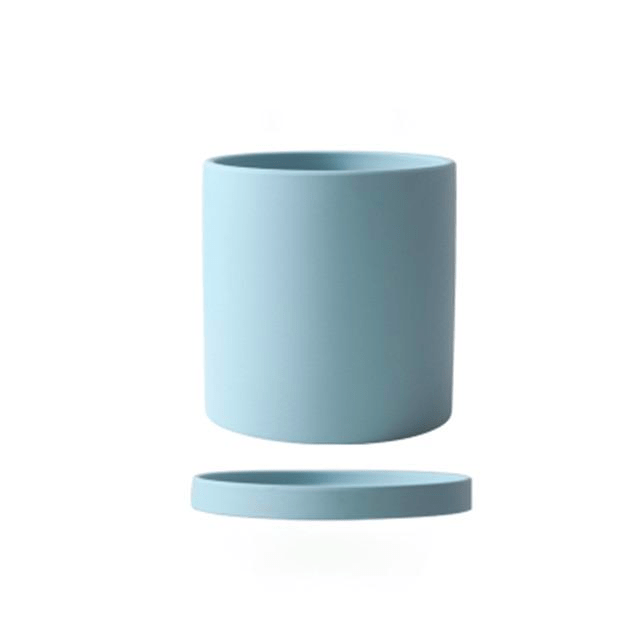 Ceramic Flower Pot with Drainage Saucer - LuxePlanters