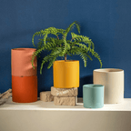 Ceramic Flower Pot with Drainage Saucer - LuxePlanters