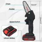 PowerCut Pro - Lightweight Electric Battery Chainsaw