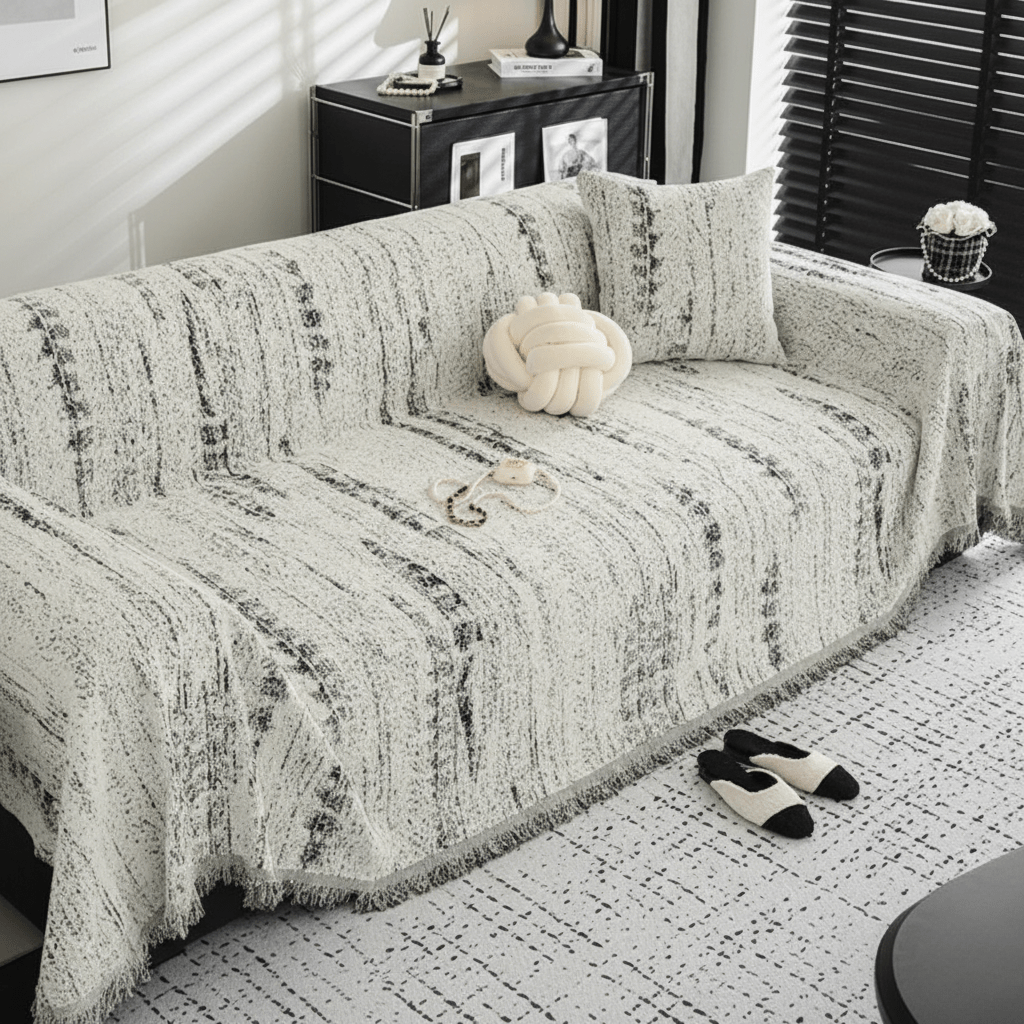 Chic Chenille Sofa Cover - LuxeNest Designs
