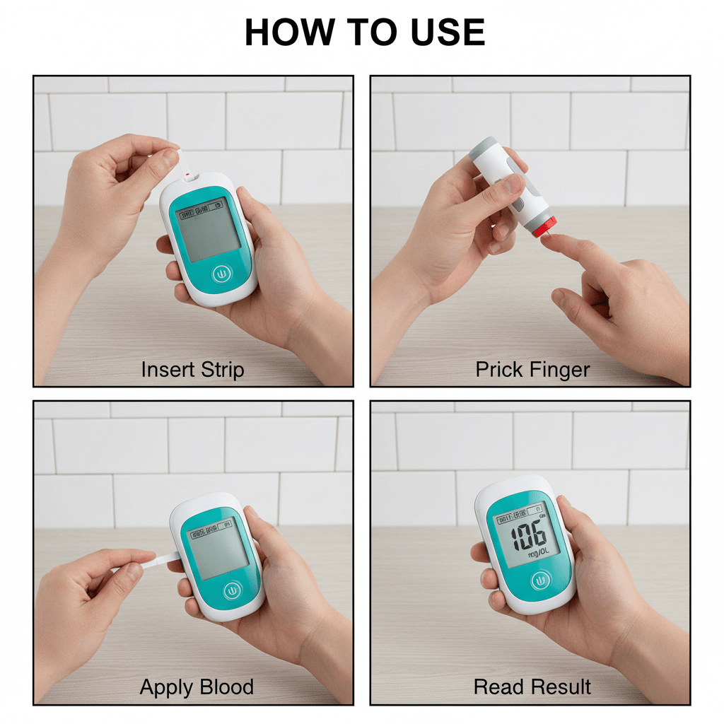 Cholesterol Analyzer - HealthPro Compact Tester with Fast Results