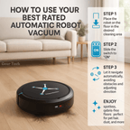 SmartClean Robot - Advanced Vacuum & Mop for Effortless Floors