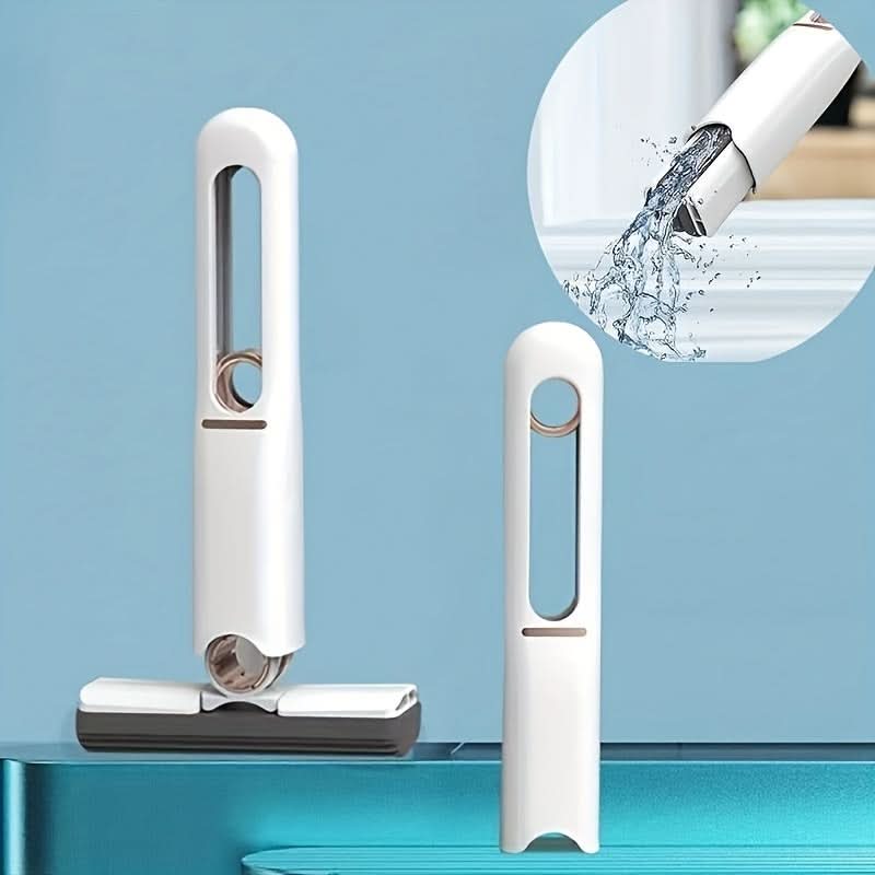 SwiftMop - EcoClean Mini Mop with Self-Wringing System