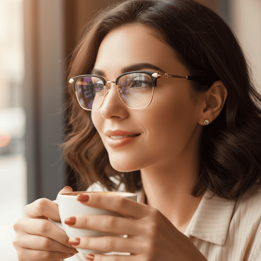 VisionGuard - Lightweight Reading Glasses with Blue Light Filter