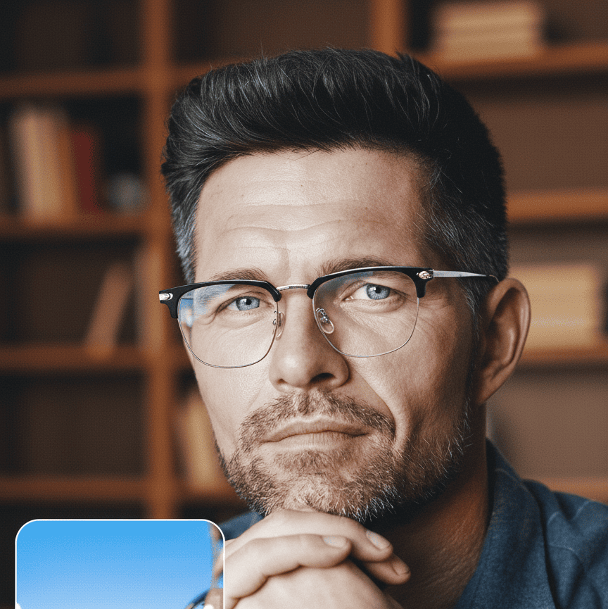 VisionGuard - Lightweight Reading Glasses with Blue Light Filter