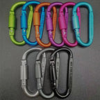Safety Carabiner - Apex Gear with Lock for Outdoor Adventures