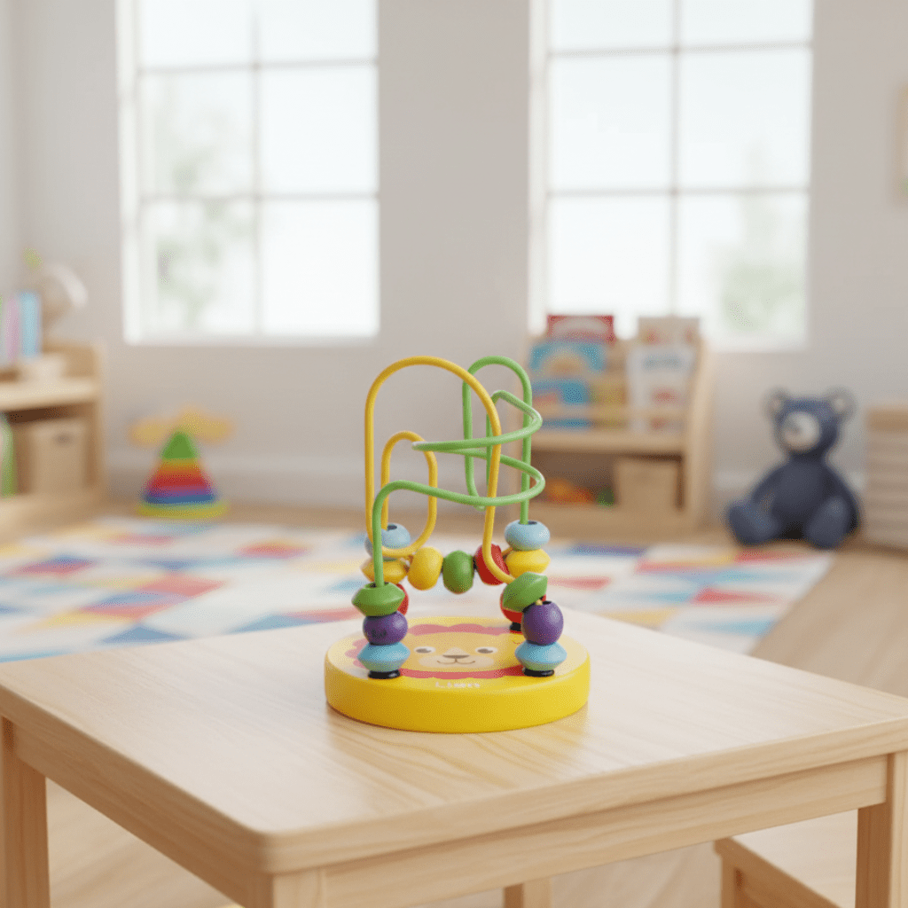 Wooden Bead Maze - Sensory Play by PlayNest