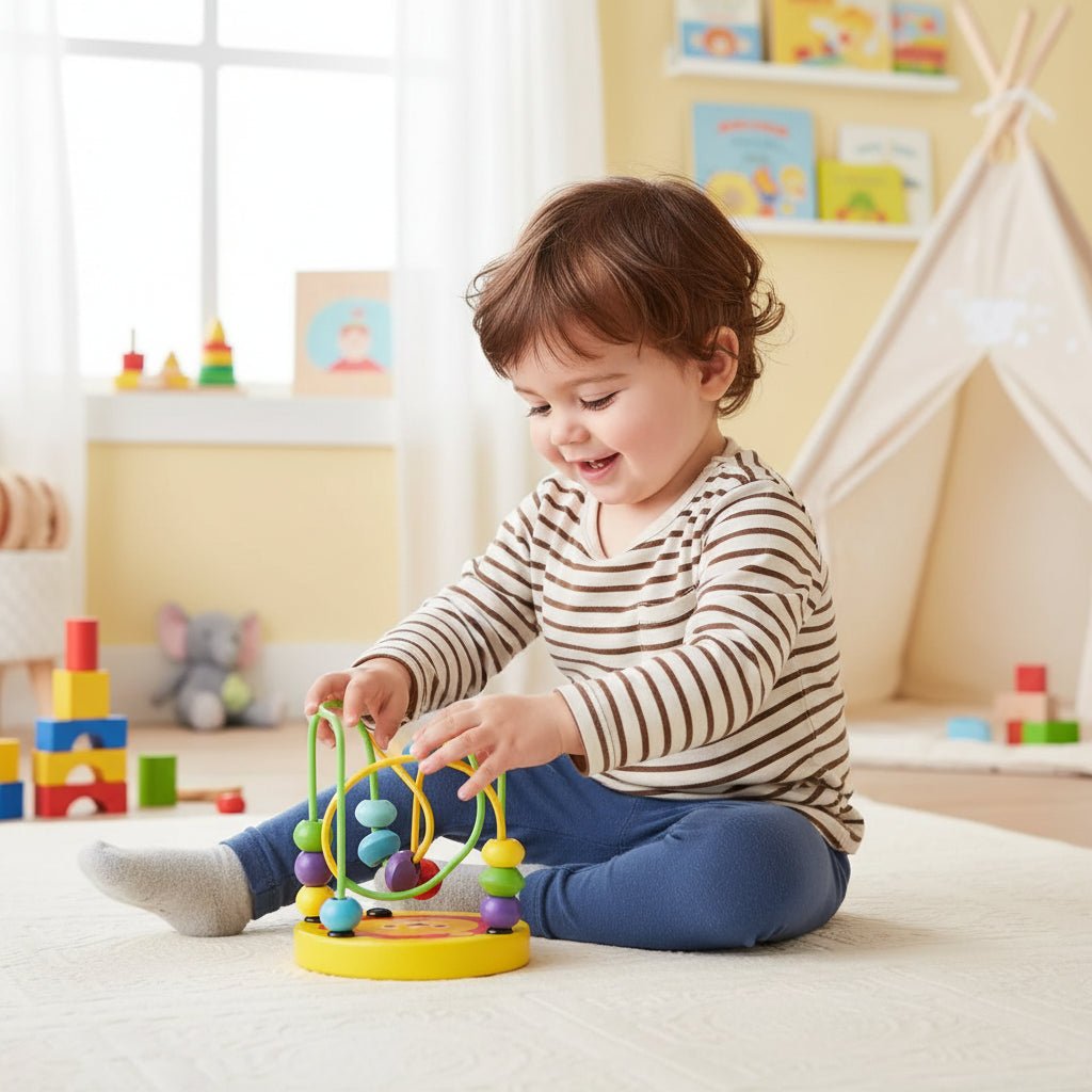 Wooden Bead Maze - Sensory Play by PlayNest