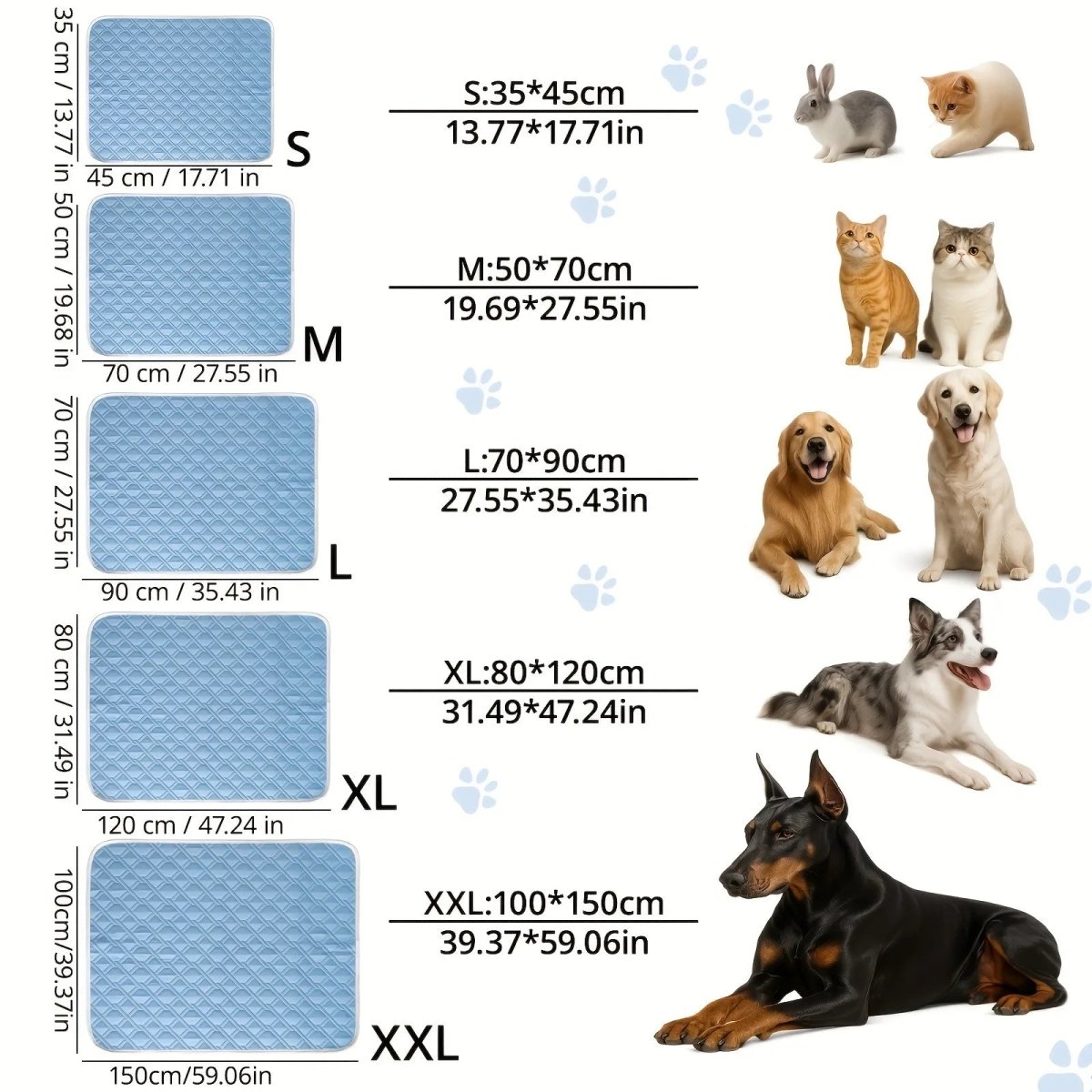 Cooling Pet Mat - ChillPaws Breathable Comfort for Dogs & Cats