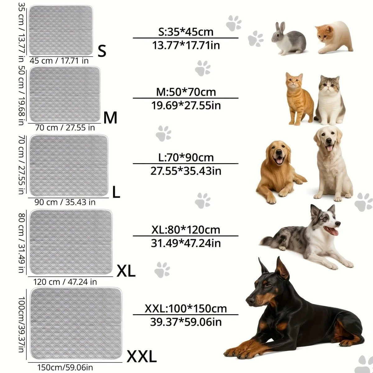Cooling Pet Mat - ChillPaws Breathable Comfort for Dogs & Cats
