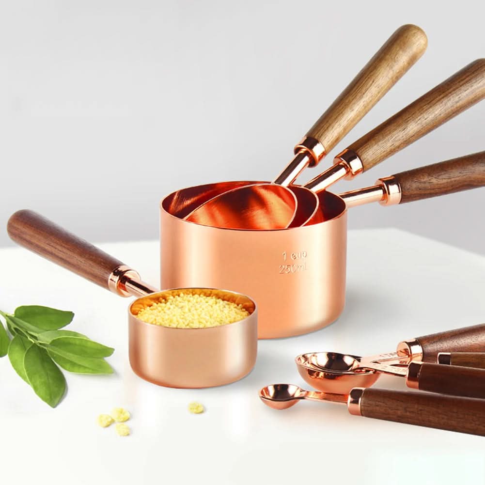 Copper Measuring Set - LuxeCraft Modern Kitchen Tools