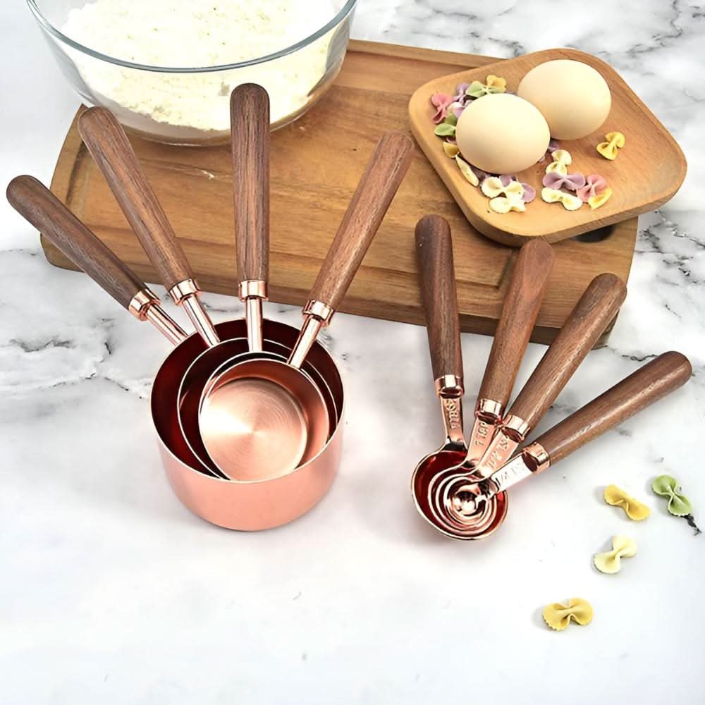 Copper Measuring Set - LuxeCraft Modern Kitchen Tools