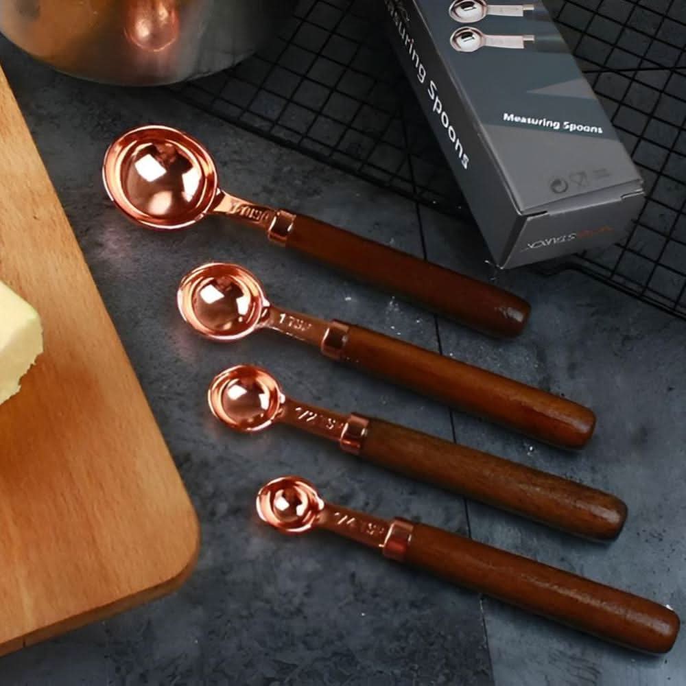 Copper Measuring Set - LuxeCraft Modern Kitchen Tools