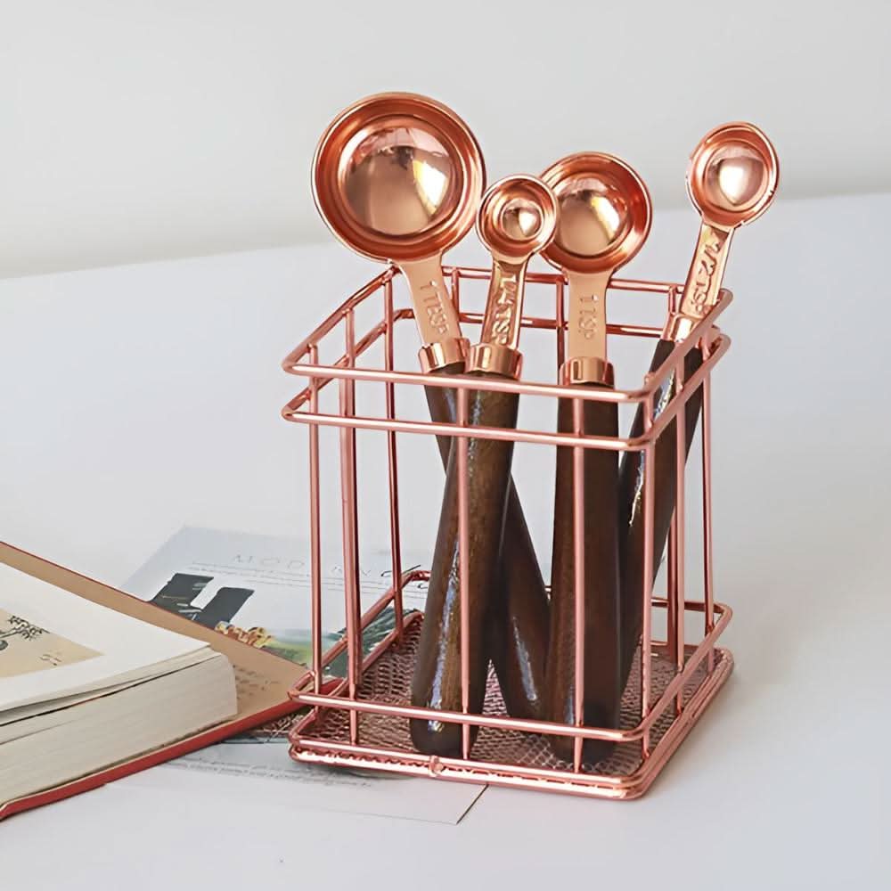 Copper Measuring Set - LuxeCraft Modern Kitchen Tools