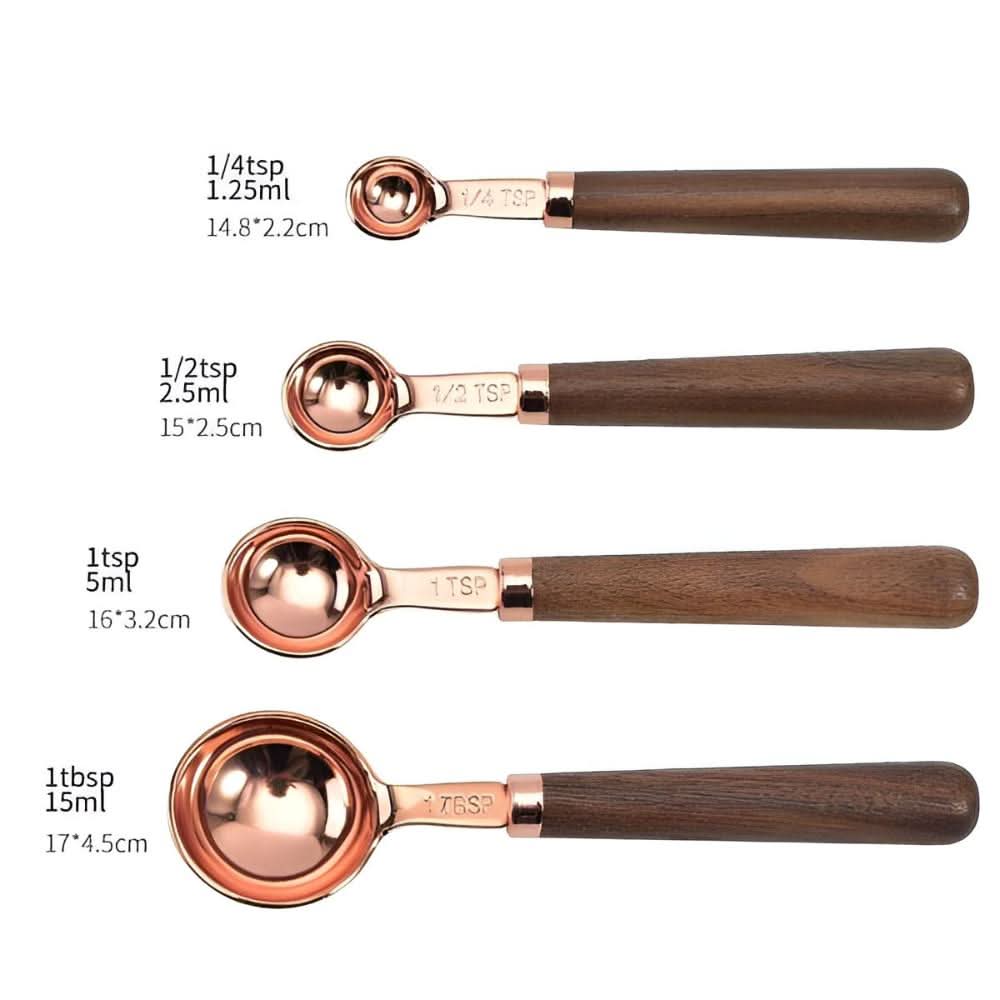 Copper Measuring Set - LuxeCraft Modern Kitchen Tools