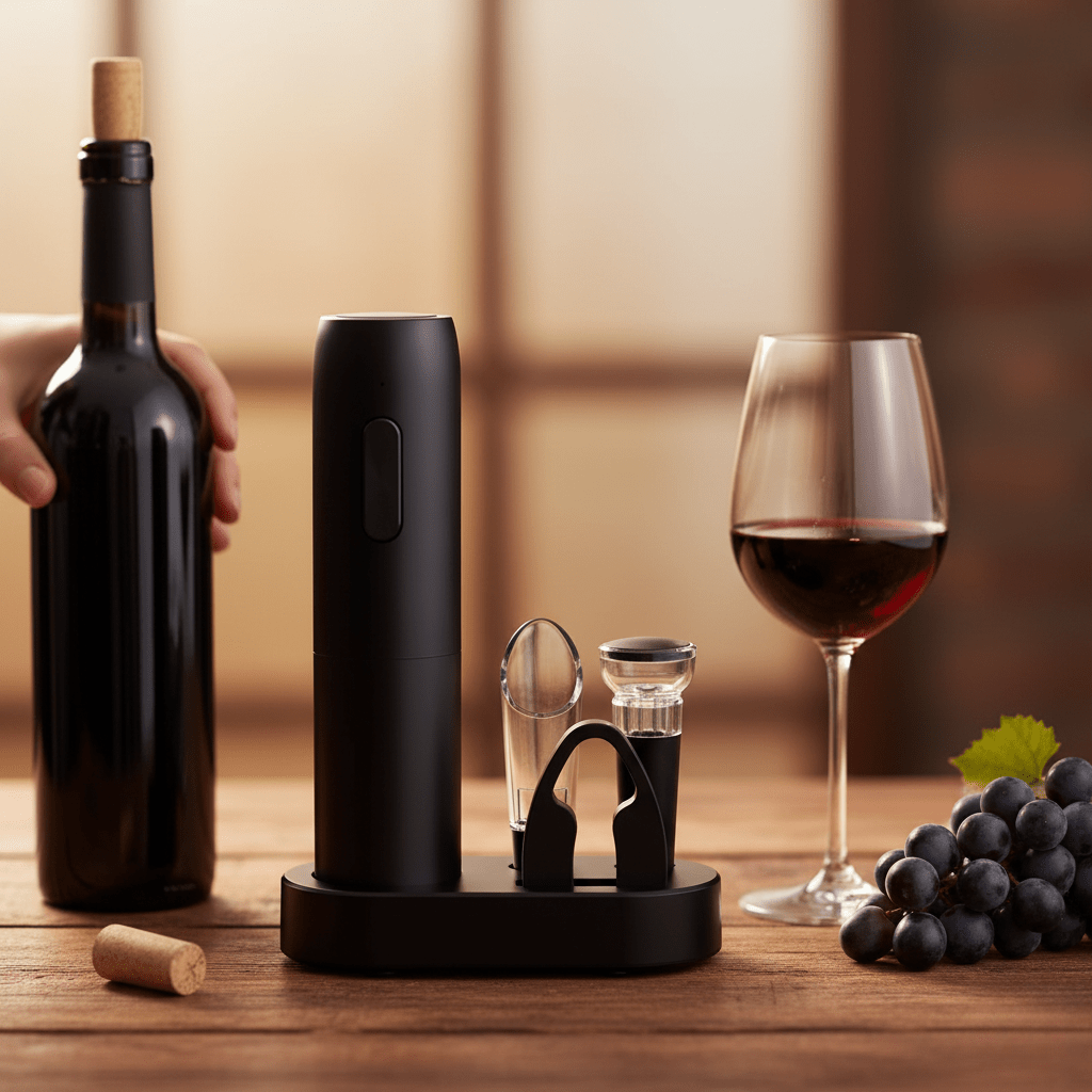 Wine Opener Electric - LuxeVino 4-in-1 for Wine Enthusiasts