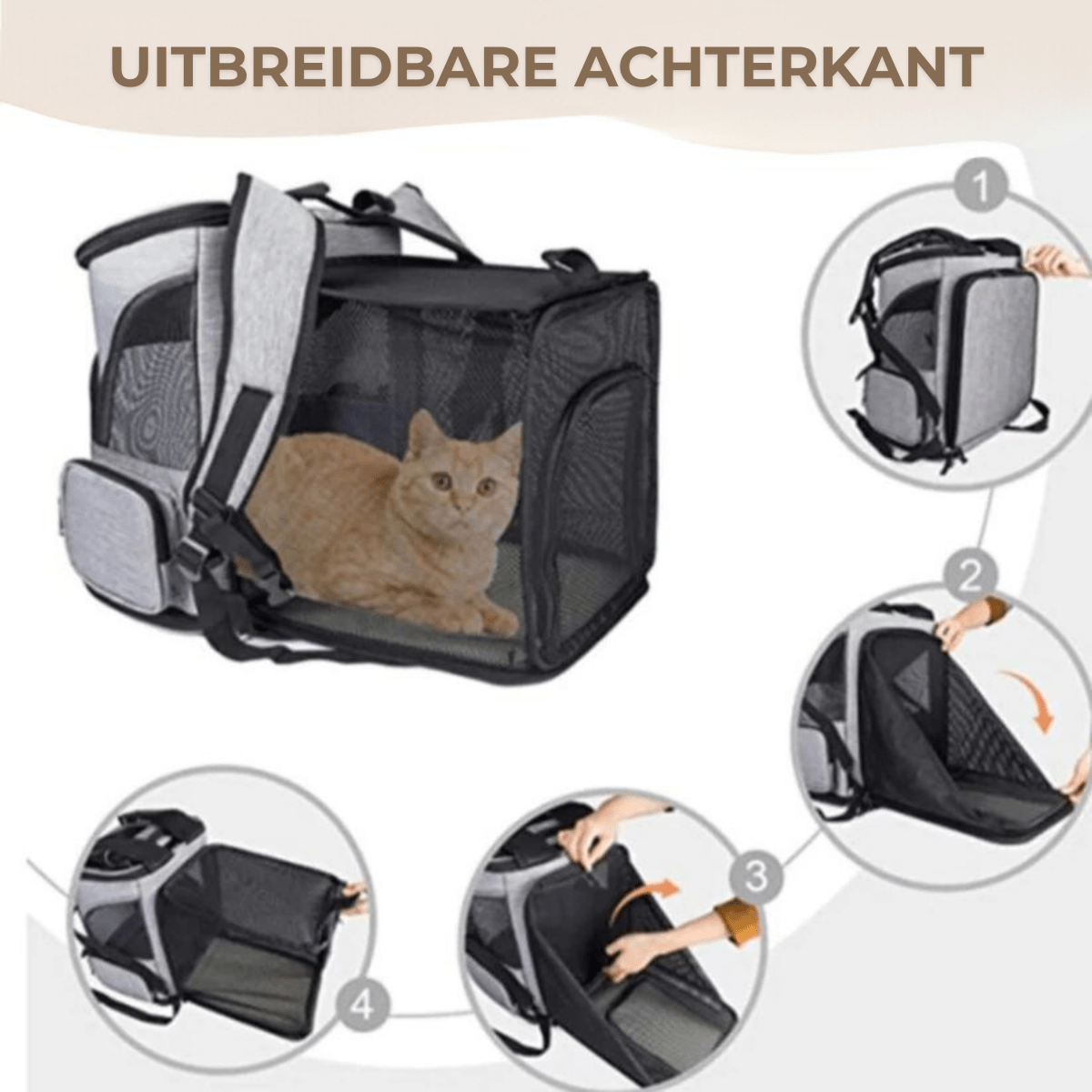 Cat Backpack with Viewing Window - Purrfect Travel Gear