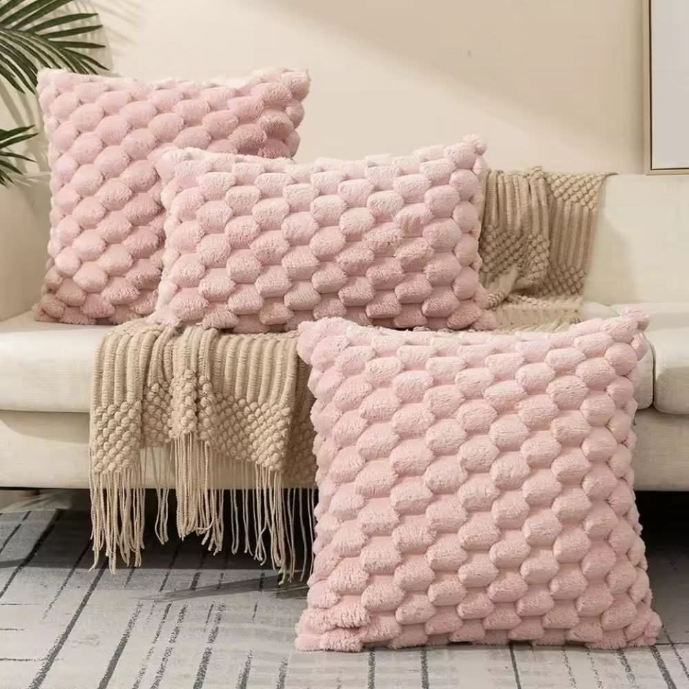 Textured Cotton Blend Pillowcase - LuxeNest