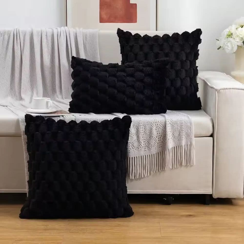 Textured Cotton Blend Pillowcase - LuxeNest