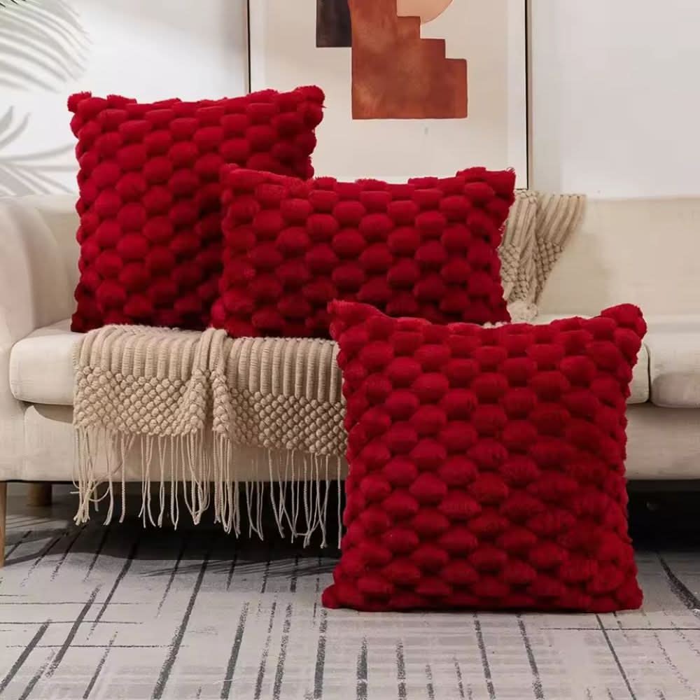 Textured Cotton Blend Pillowcase - LuxeNest