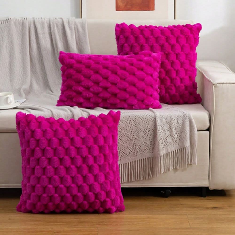 Textured Cotton Blend Pillowcase - LuxeNest