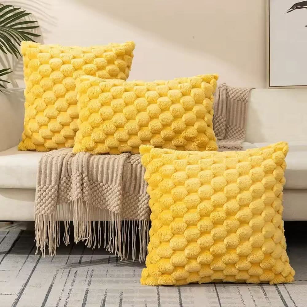 Textured Cotton Blend Pillowcase - LuxeNest