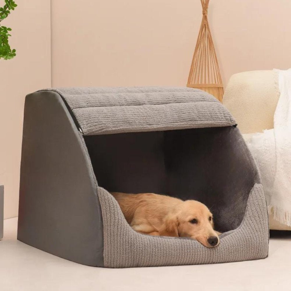 Washable Dog Bed with Protective Cover - Pawsitive Comfort