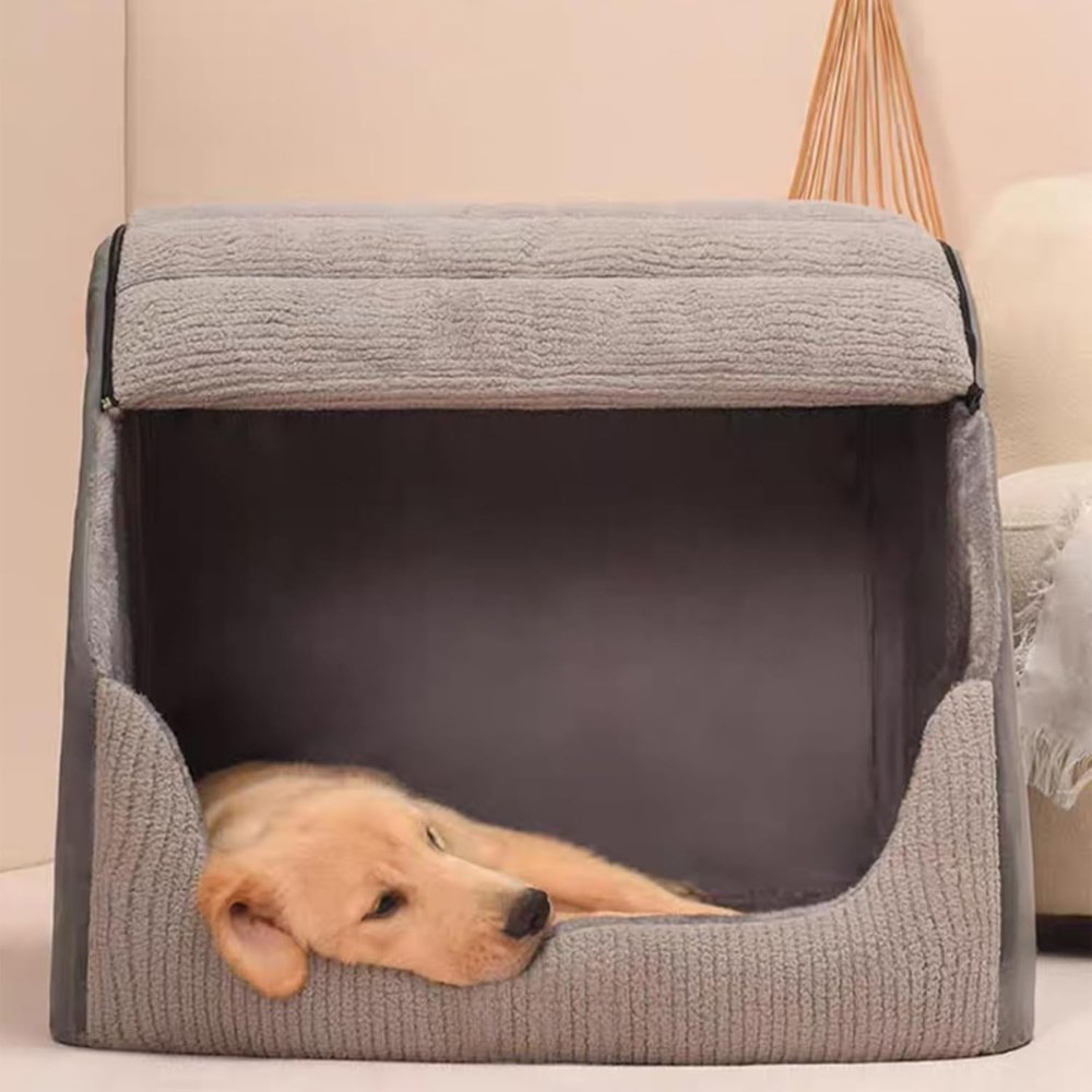 Washable Dog Bed with Protective Cover - Pawsitive Comfort