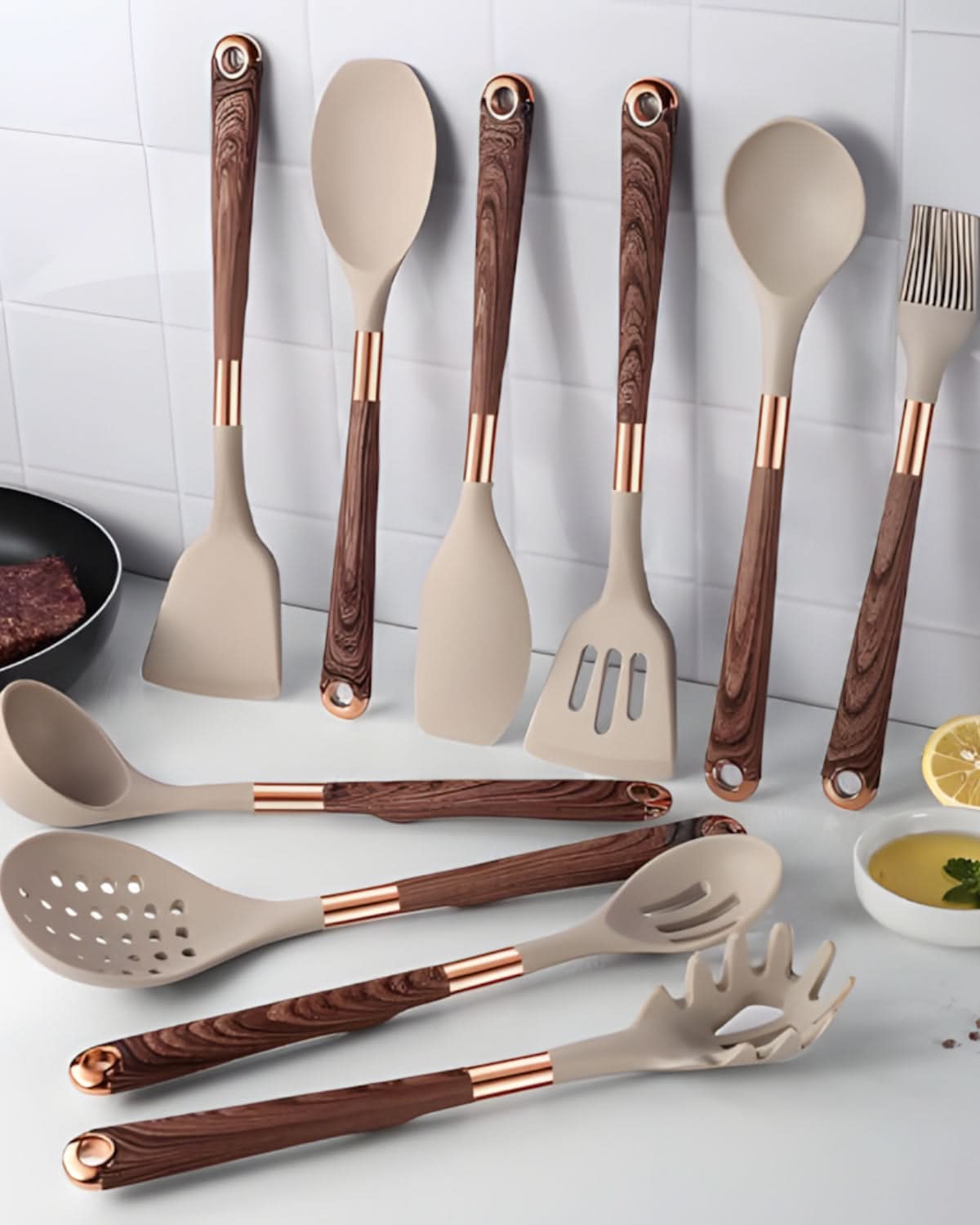 Silicone Kitchen Utensil Set - ChefElite