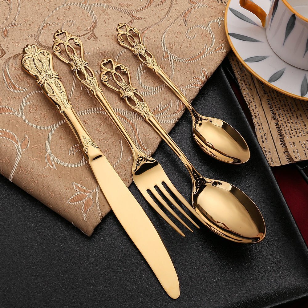 Stainless Steel Cutlery Set - LuxeDining Essentials